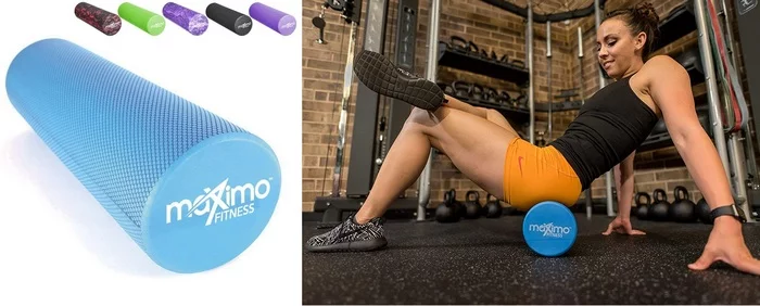 Product image for the Maximo Fitness Foam Roller - Superior Muscle Roller Best Home Gym Equipment For Kids To Keep Them Active