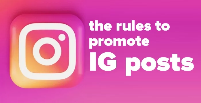 Header image of the Instagram logo - How to promote IG posts - Rules and Guidelines
